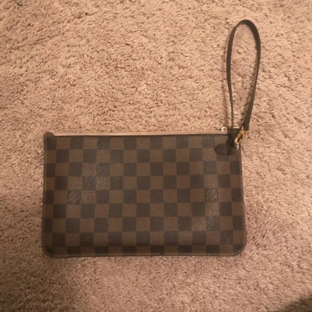 Louis Vuitton Pouch Wristlet Damier Ebene